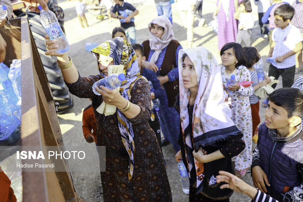 تصاویر نگران کننده از سیل در «آق‌قلا»